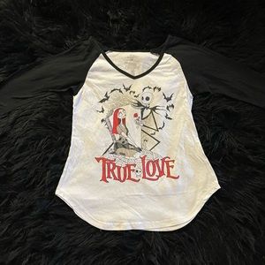 The nightmare before Christmas baseball shirt